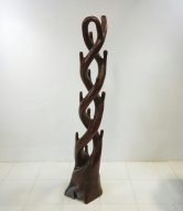 DOUBLE CARVED HAT RACK  | 31002