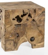 TEAK TALL CUBE 40 CM | 10902