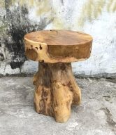 TEAK ROUND STOOL 45 CM| 11103