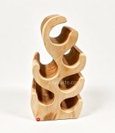 CARVED 6 WINE RACK 50CM | 31602