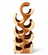 CARVED 8 WINE RACK 70CM | 31604
