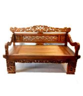 CARVED BENCH 200CM LENGTH | 31712