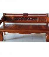 ROLLING BACK CARVING BENCH 200CM | 31720