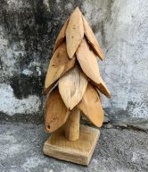 TEAK Xmas TREE RUSTIC 30 CM | ST-06