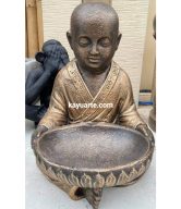 SHAOLIN WITH BOWL STATUE 50CM | KA-SHBB