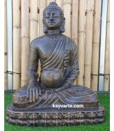 BUDDHA SITTING WITH POT 80CM | KA-WTP