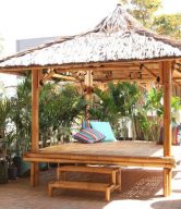 BALI HUTS (2,5x2,5)M WITH FLOOR & STEP | GZ/2.5x2.5 RPF & STEP *