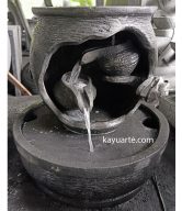 VASE WITH JUG STEPS WATER FEATURE | WF-S008