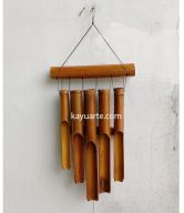 WIND CHIMES DOUBLE BAMBOO 40 CM (MOQ. = 10 PCS) | SSB-09