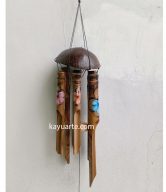 WIND CHIMES BURNED PAINTING 40 CM (MOQ. = 10 PCS) | SSB-17