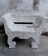 CARVED CHAIR 115CM WITH CUSHION | 30606