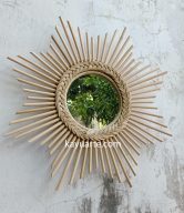 UWA RATTAN MIRROR 60 CM | PR-107
