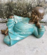 SHAOLIN RESTING STATUE 50CM | KA-TM164