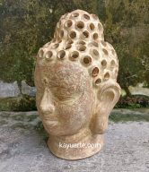 BUDDHA HEAD HOLES 35CM | RST1220-20