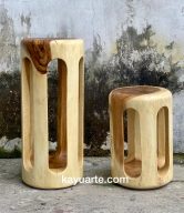 STOOL/SIDE TABLE 6 HOLE 45 CM | 21113