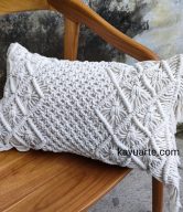 MACRAME PILLOW 30x50 CM