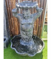 HAPPY BUDDHA WITH BIG BOWL UP WATER FEATURE | SBWF23