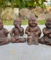 SET OF 4 SHAOLIN SITTING 30 CM | KA-ROY53(Ry68)