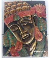 BUDDHA PLAQUE WALL DECOR 40x30 CM | MS-17*