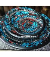 MOZAIC PLATE ROUND SET-3 | OKMR