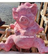 SITTING PIG 50 CM | KA-RY034