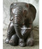 SITTING ELEPHANT MINI 28CM | KA-Ry73