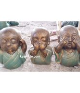 SHAOLIN LITTLE NOEEM SET OF 3 27CM | KA-TM172