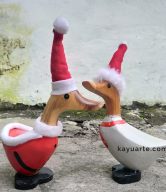 SITTING DUCKS PAINTED SANTA CLAUS 20 CM | SUP-203