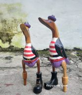 DUCKS PIRATE PAINTED 25 CM | SUP-208