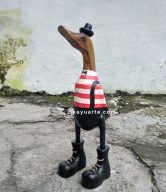 DUCKS WITH PAINTED HAT 35 CM (MOQ. = 10 PCS) | SUP-209