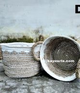 BASKET RAFFIA SET OF 2 | D