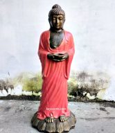 BUDDHA STANDING WITH BOWL 120 CM | KA-TM87