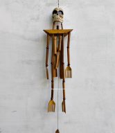 WIND CHIMES SKULL 65 CM | DUA-101