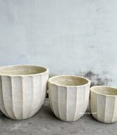 SET OF 3 POT STARFRUIT MOTIF (50, 40, 30) CM | KA-TM191