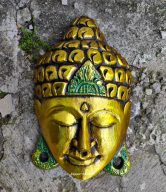 BUDDHA MASK 30 CM (MOQ 10pcs) | NUR-103