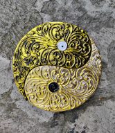 YIN YANG INCENSE HOLDER 13 CM (MOQ. = 10 PCS) | NUR-109