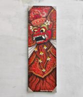 CRAFT PAINTING BALINESE DEVIL 30x90 CM | SBP-112