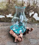 VASE MELTING GLASS 20 CM | TIK-105