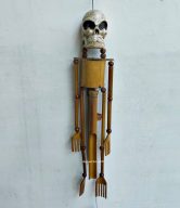 WIND CHIMES SKULL 65 CM | TIM-105