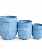 SET OF 3 POT CAPSULE (62, 50, 40) CM | KA-TM194