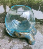 BOWL GLASS WITH HAND 20CM | OKBH-20