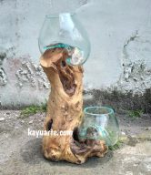 STANDING BOWL GLASS 2 STEPS 12CM | SBD-12