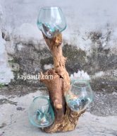 STANDING BOWL GLASS 3 STEPS 12CM | SBT-12