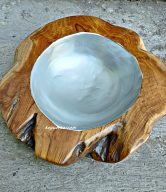 TEAK BOWL 30 CM | 10502-SV