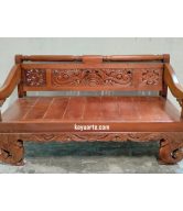 MADURA CARVED BENCH 190 CM  | 31728
