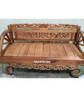 MADURA CARVED WHEEL BENCH 195 CM | 31729