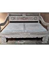 LARGE MADURA CARVED DAYBED 190 CM | 31730