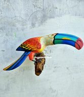 WOODEN BIRDS ON WALL 20 CM (MOQ. = 10 PCS) | ERA-401