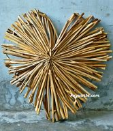 DECOR TWIG WALL ART LOVE 80 CM | 10839