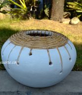 VASE ROUND RATTAN DIA. 30CM | GEN-109